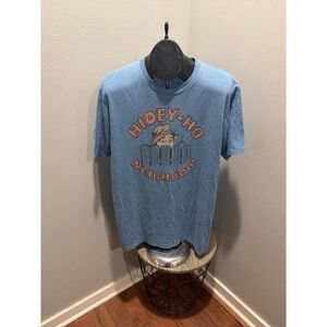 Homage Home Improvement Wilson Hidey-Ho Neighbor T-Shirt Blue XL